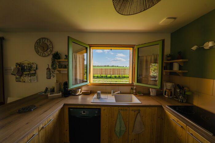 Les petites maisons en bois ©Julie Bollaert