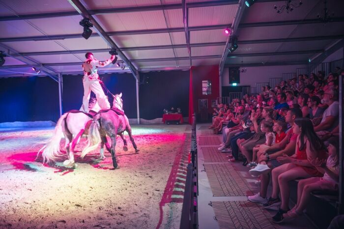 Spectacle équestre Radonvilliers Théâtre équestre de Champagne 2.jpg Le Bonheur des Gens