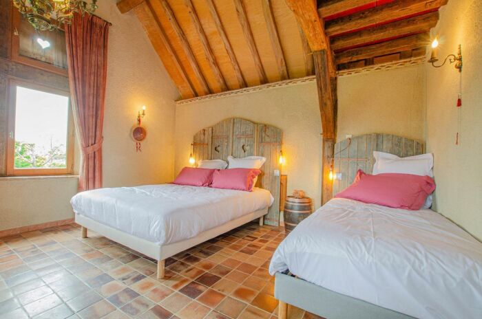 chambre triple © P. Zaccaria - Terre d'Âmes