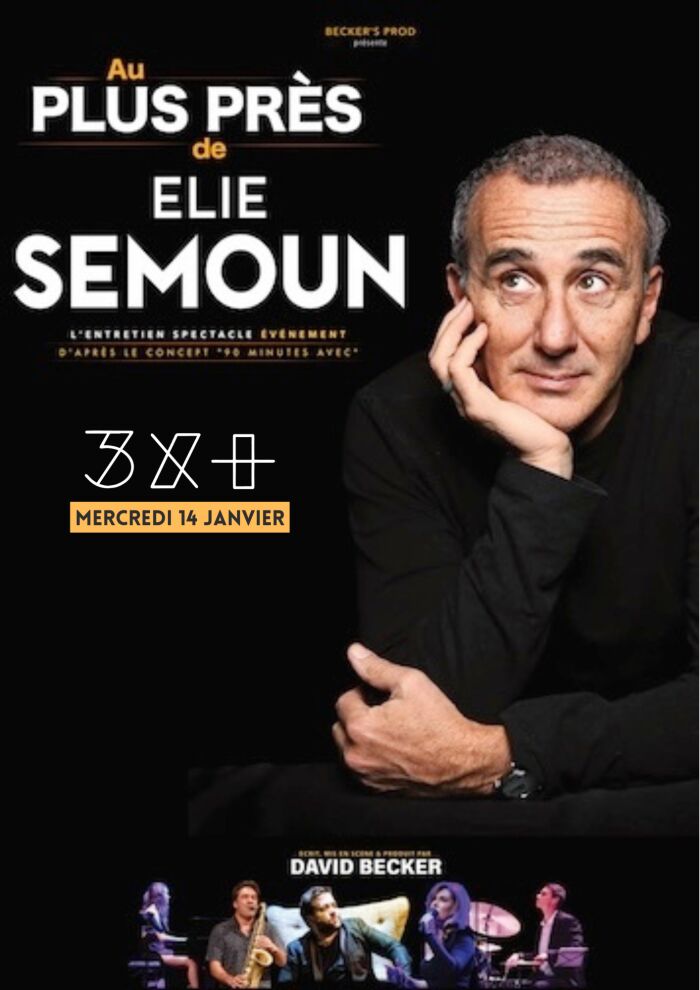 affiche élie semoun BECKER'S PROD