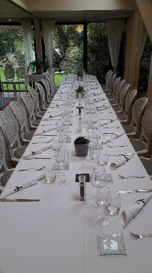 Salle repas de famille.JPG Auberge de Ste Maure