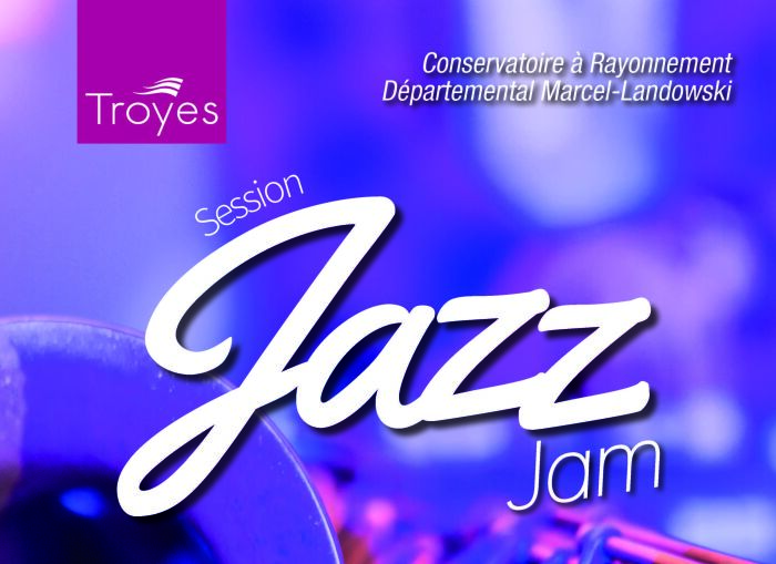 Visuel jam session jazz © Conservatoire de Troyes - Ville de Troyes