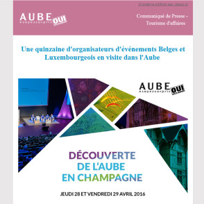 Communiqué de presse – Avril 2016 – Eductour Tourisme d’Affaire