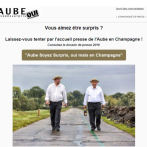 Communiqué de presse – Mars 2016 – L&rsquo;accueil presse de l&rsquo;Aube