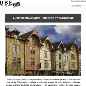 Newsletter Septembre – Aube en Champagne : Culture et Patrimoine