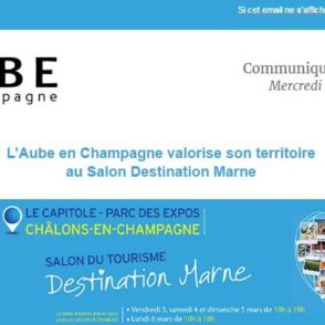 Communiqué de presse – Mars 2017 – Salon Destination Marne