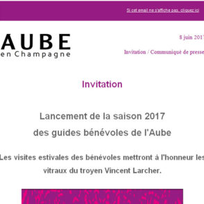 Communiqué de presse – Juin 2017 – Lancement des bénévoles