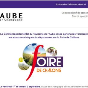 Communiqué de presse – Août 2017 – Foire de Châlons