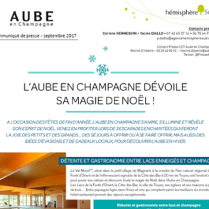 Communiqué de presse – Septembre 2017 – Fête de fin d&rsquo;année